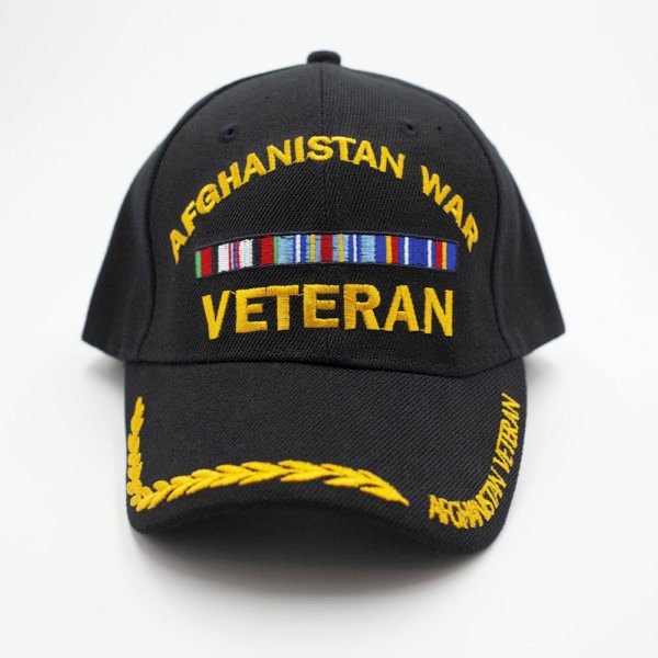 Afghanistan War Veteran Black & Yellow Front